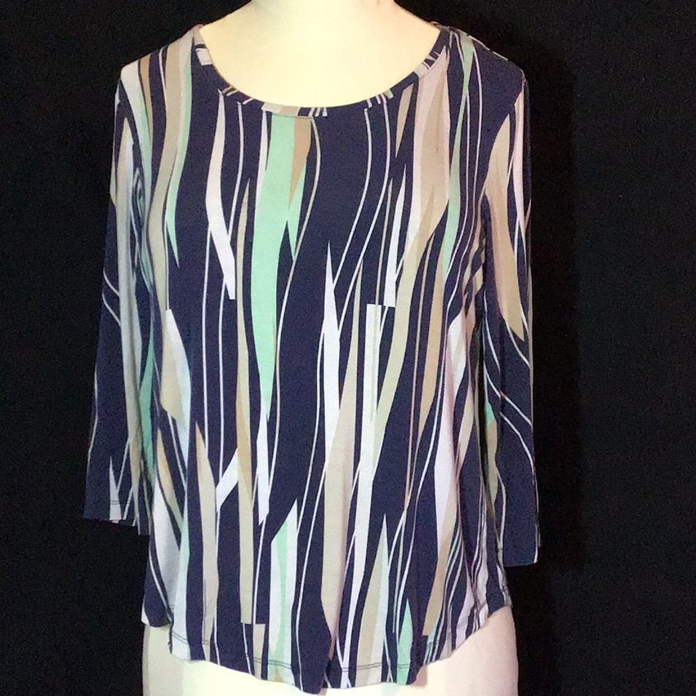 Knit top with 3/4 sleeves